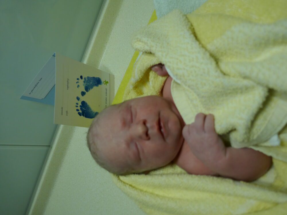 Neugeborenes Emilian Liam