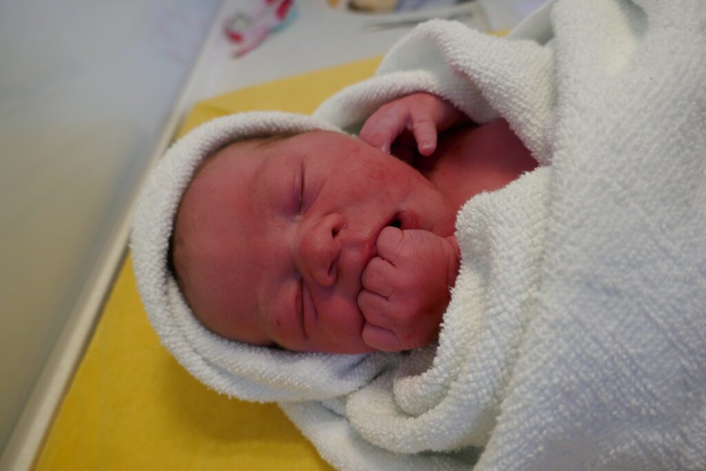 Neugeborenes Mats Johann