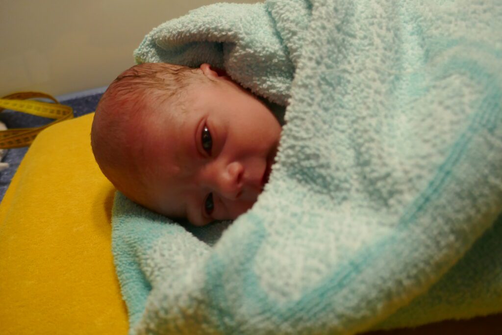 Neugeborenes Tomme Matti Ottleben