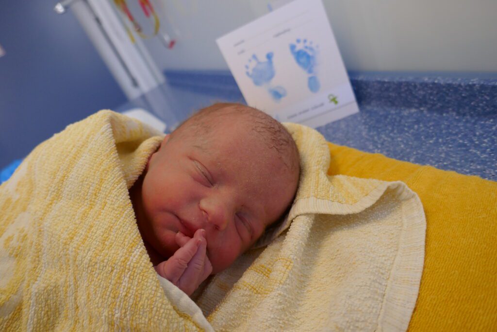 Neugeborenes Vinzenz