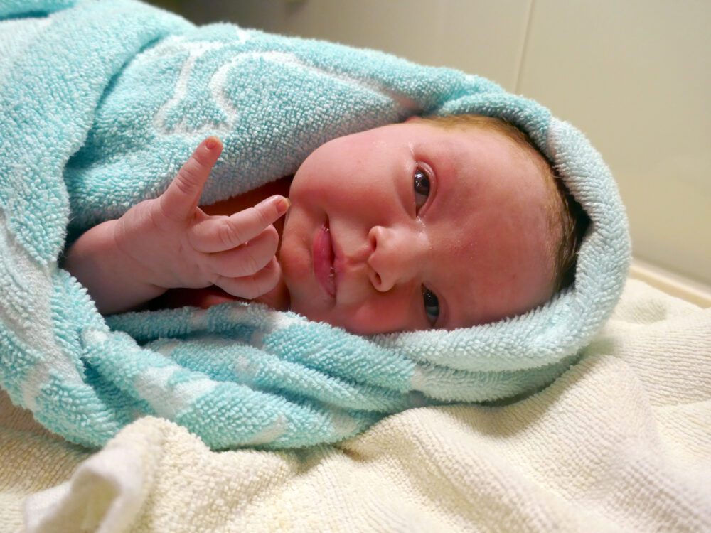 Neugeborenes Lilli Bruns