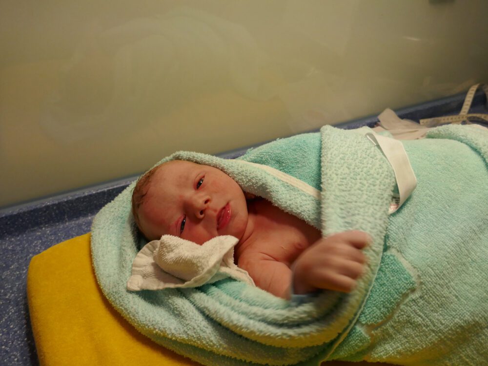 Neugeborenes David Schridde