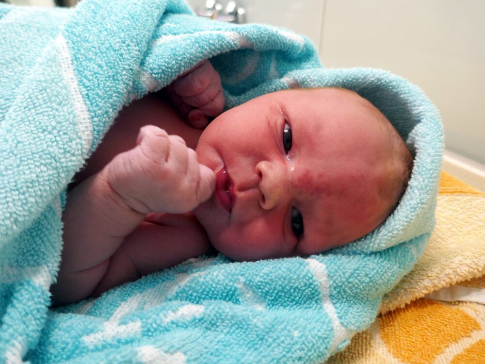 Neugeborenes Luca Brauns