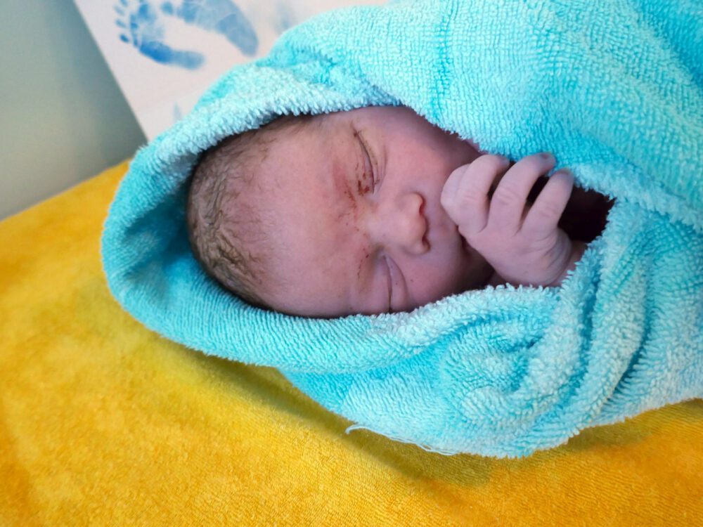 Neugeborenes Mats-Linus